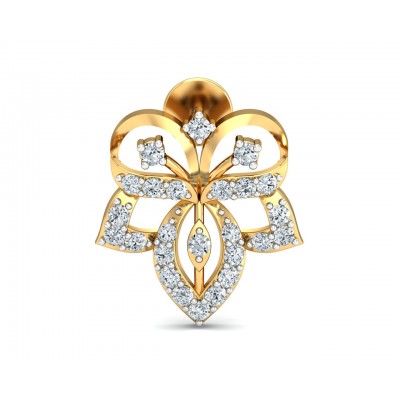 Ruhi Diamond Earrings in Gold